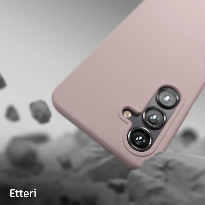 Actual product image Etteri Silicone case for Samsung Galaxy S24 Plus light pink (Samsung Galaxy S24+)