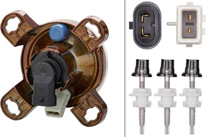 Actual product image Hella 36 Headlights FF Halogen for VOLVO