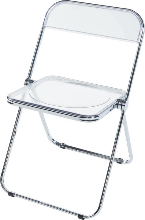 Actual product image En.Casa Klappstuhl Pornainen 4er Set Transparent