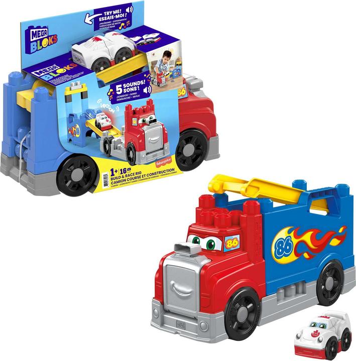 Actual product image Mega Bloks Storytelling - Build & Race Rig