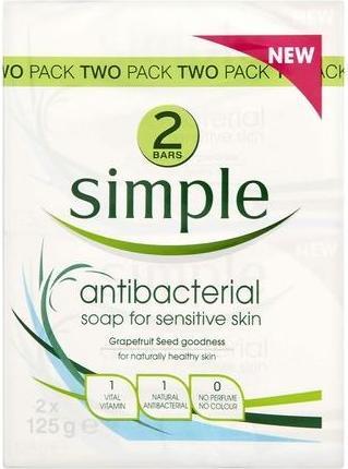 Image du produit Simple Savon double antibactérien (Savon solide)