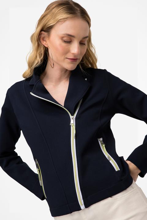 Produktbild Laurasøn Biker-Jacke, Sweat, Revers, Zipper, Langarm (L)