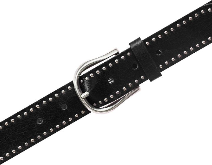 Actual product image B.Belt Studded leather belt (75)