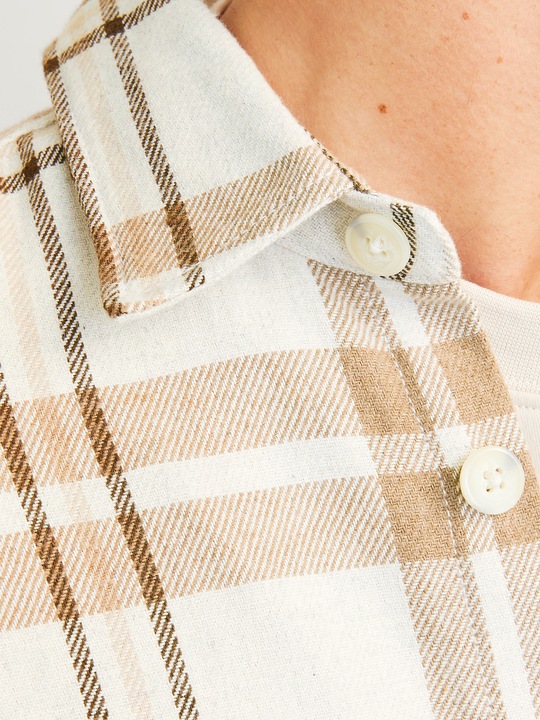 Image du produit Jack & Jones Jprraymond Melange Check Ls Overshirt Sn (M)