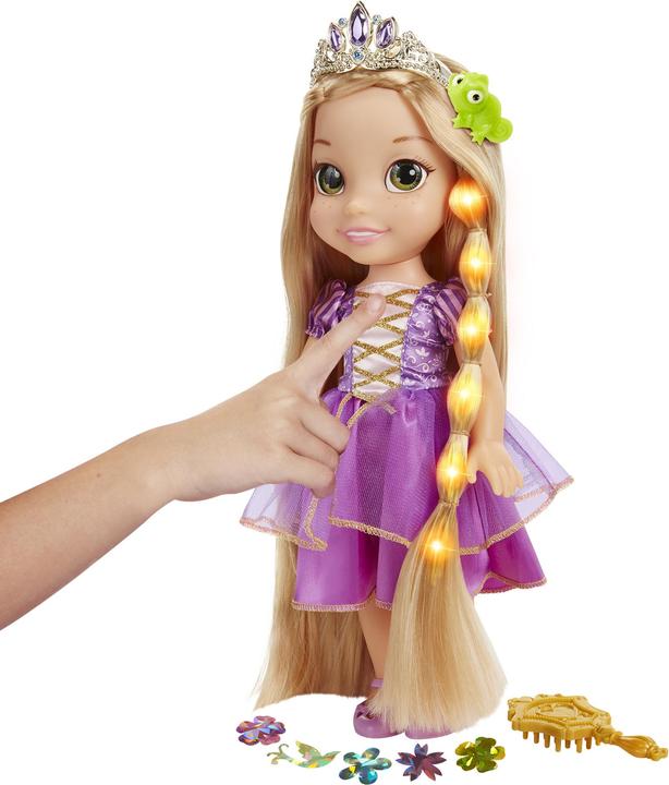 Actual product image Jakks Pacific Glow N' Style Rapunzel