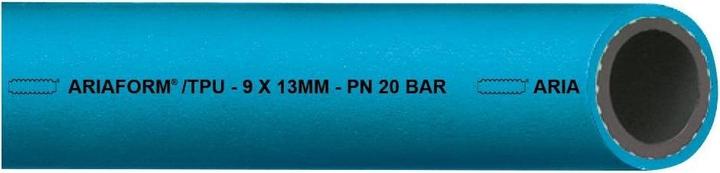 Produktbild Teguma PU-Pressluftschlauch ARIAFORM®/TPU Innen-Ø 10,0 mm Aussen-Ø 14,5 mm Länge 50 m Blau