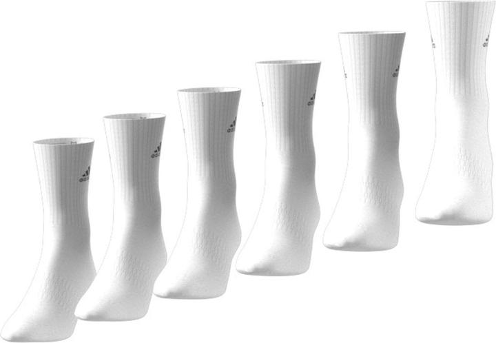 Actual product image adidas Cushioned Sportswear Crew Socks, 6 Pairs (37, 39)