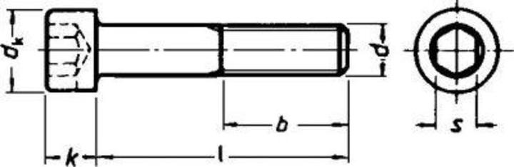 Actual product image E-NORMpro DIN 912 stainless steel A2 M6x20 HP (500 Screws per piece)