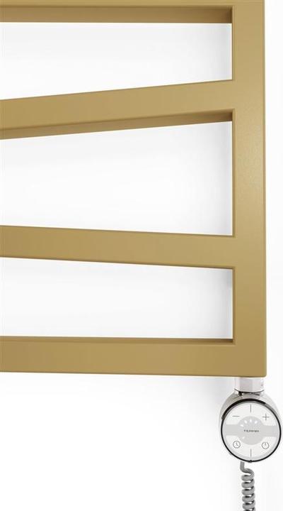 Actual product image Terma Towel Heater El. Zigzag+Moa Anodic Gold