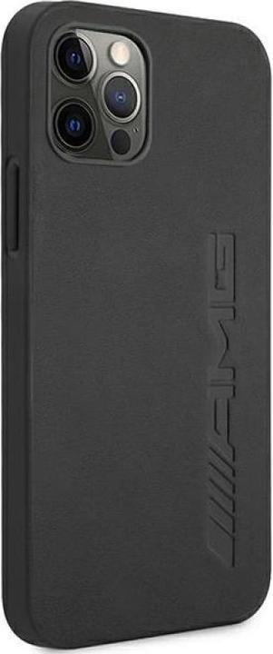 Immagine prodotto Mercedes AMG AMHCP12LDOLBK Custodia rigida per iPhone 12 Pro Max 6.7" in pelle stampata a caldo (Apple iPhone 12 Pro Max)