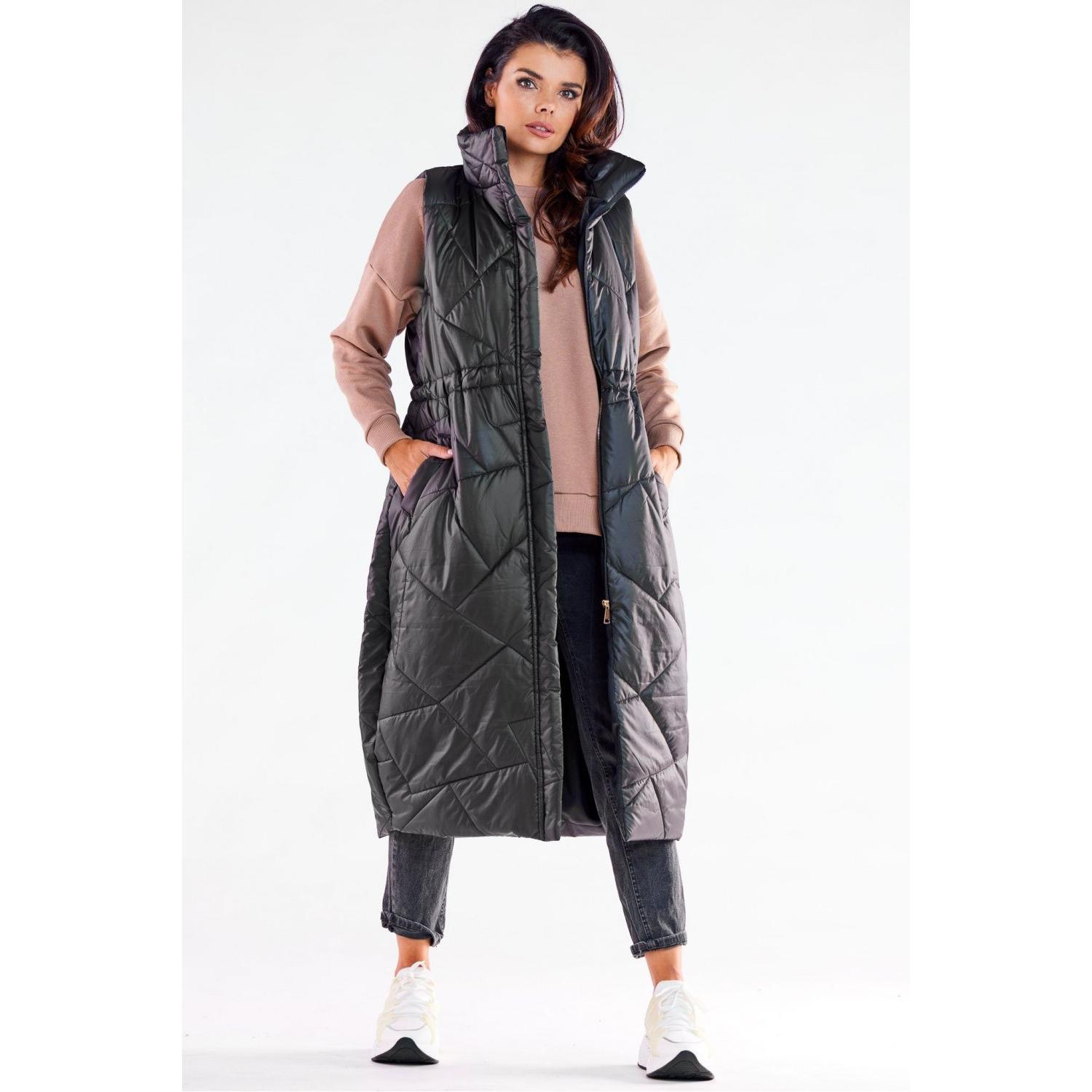 Awama, Damen, Weste, Weste model, Schwarz, (L, XL)