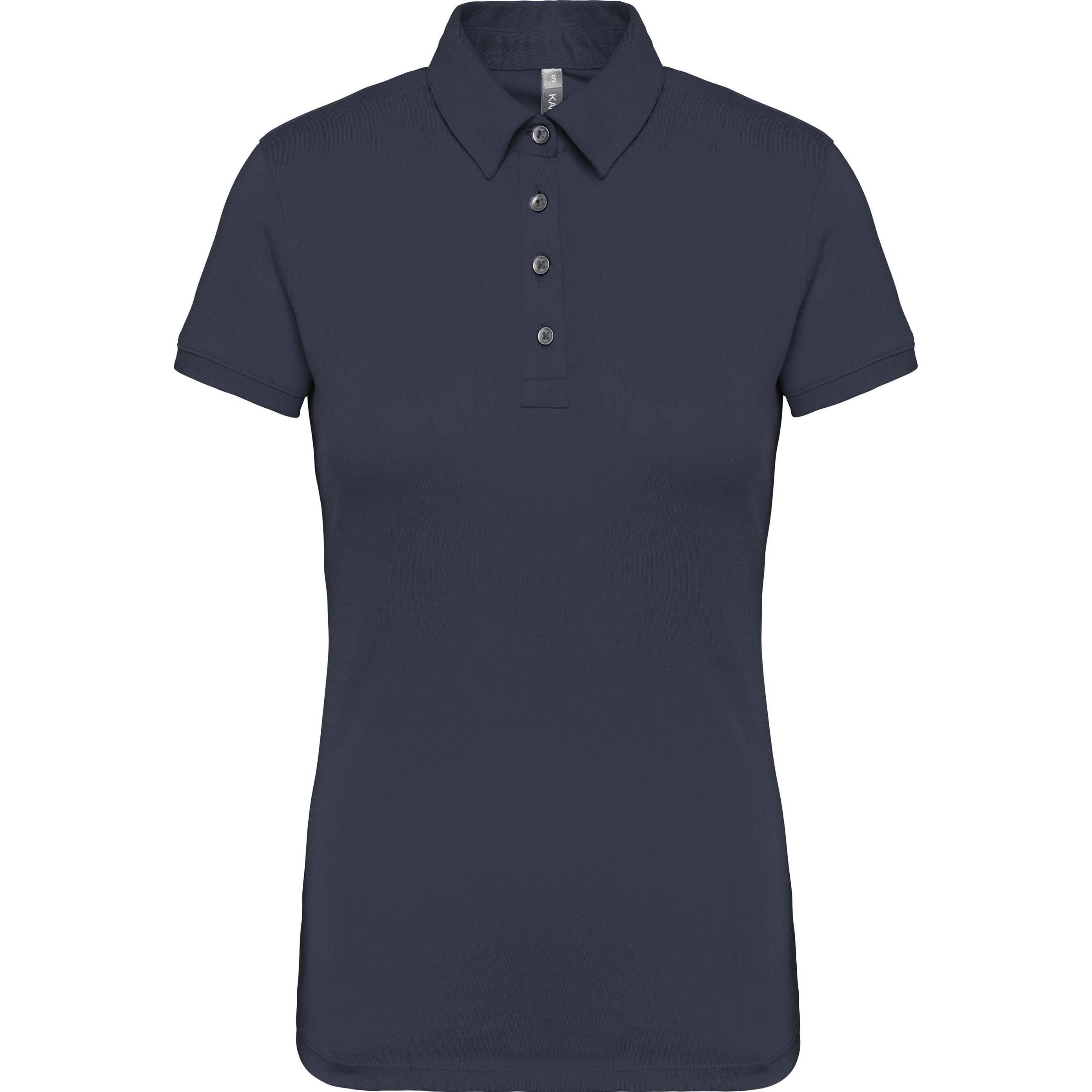 Thumbnail - Kariban, Damen, Shirt, Jersey, Blau, (XS)