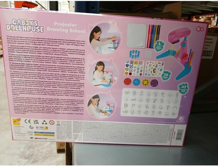 Actual product image Lisciani Gabby'S Dollhouse Projector Drawing School (Italian)