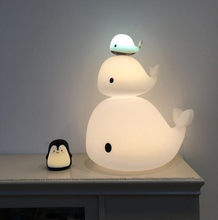 Actual product image Filibabba LED Floor lamp - Christian the whale 60 cm
