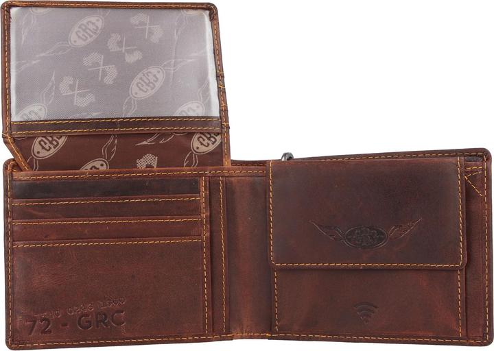 Immagine prodotto Greenburry Portafoglio Racing Collection Darlington RFID in pelle 12 cm