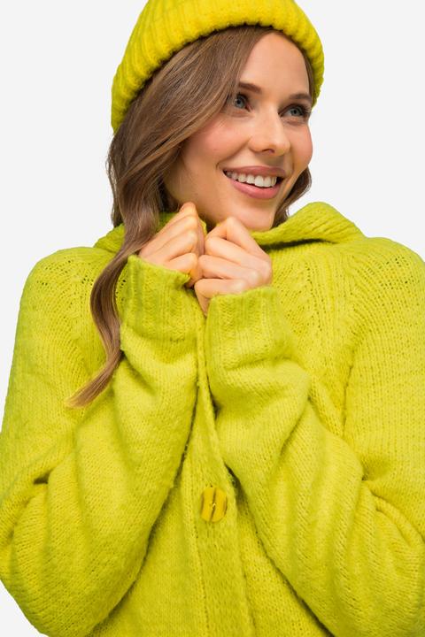 Produktbild Laurasøn Strickjacke, Kapuze, Raglan-Langarm (L)