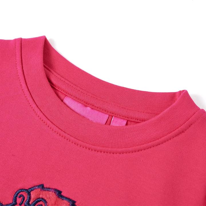 Immagine prodotto VidaXL Felpa da bambino rosa brillante 128,Materiale: 95 % cotone. 5 (128)
