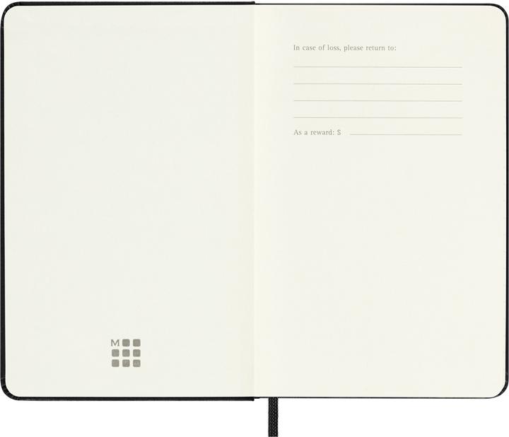 Actual product image Moleskine Schüleragenda Hard Cover Weekly Notebook (9 x 14 cm, English)