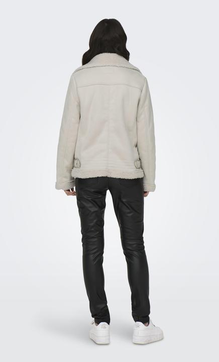 Actual product image Only Lapel collar jacket aviator jacket (S)