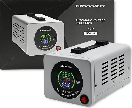 Produktbild Qoltec 50722 Automatic Voltage Stabilize (1 Stk.)