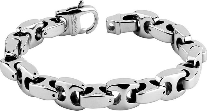 Produktbild Star Piercing Gliederarmband silber Anker (Wolfram, ohne Messing)