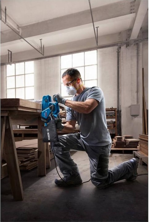 Productafbeelding Bosch Professional Bandschuurmachine GBS 750 Professional (blauw/zwart, 850 watt) (Bandschuurmachine, 850 W)