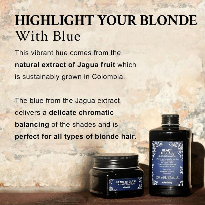 Immagine prodotto Davines Cuore di vetro - Shampoo setificante (250 ml, Shampoo antigiallo, 250 g)