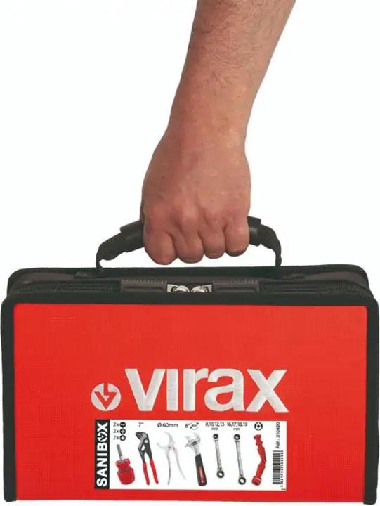 Produktbild Virax 310420 Sanibox-Koffer mit 7 wichtigen Werkzeugen für die Sanitärinstallation.