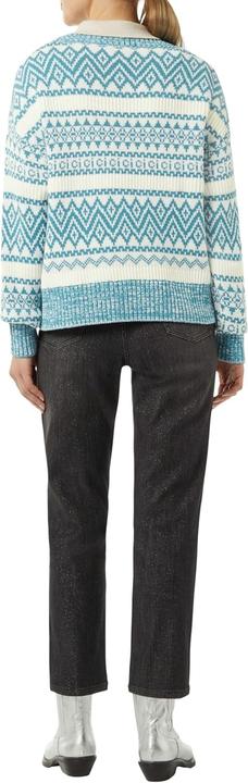 Immagine prodotto Comma Strickpullover Strickpullover mit Jacquard-Muster (XL)