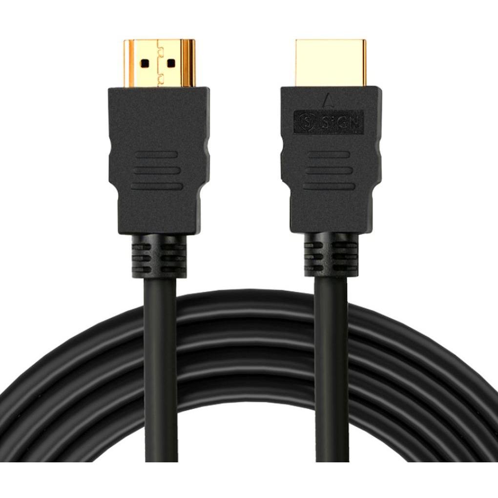 SIGN HDMI to HDMI Cable 4K, 10m - Black (10 m, HDMI), Video Kabel