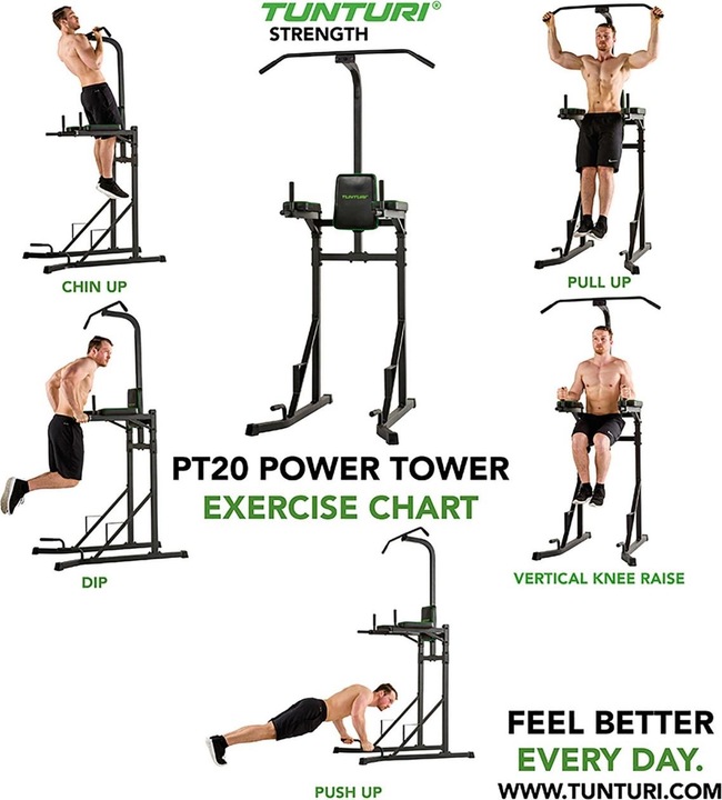 Actual product image Tunturi Klimmzugstation Power Tower PT20