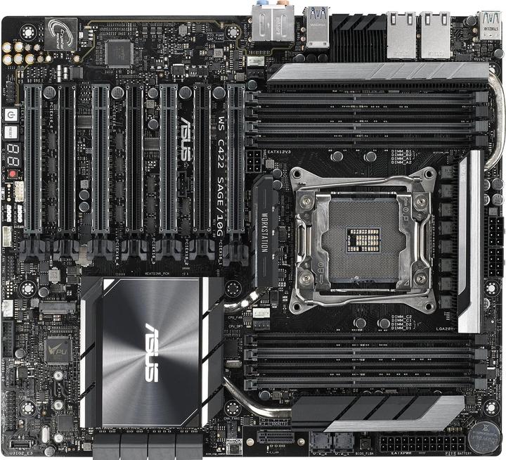 Immagine prodotto ASUS WS C422 SAGE (LGA 2066, Intel C422, SSI CEB)