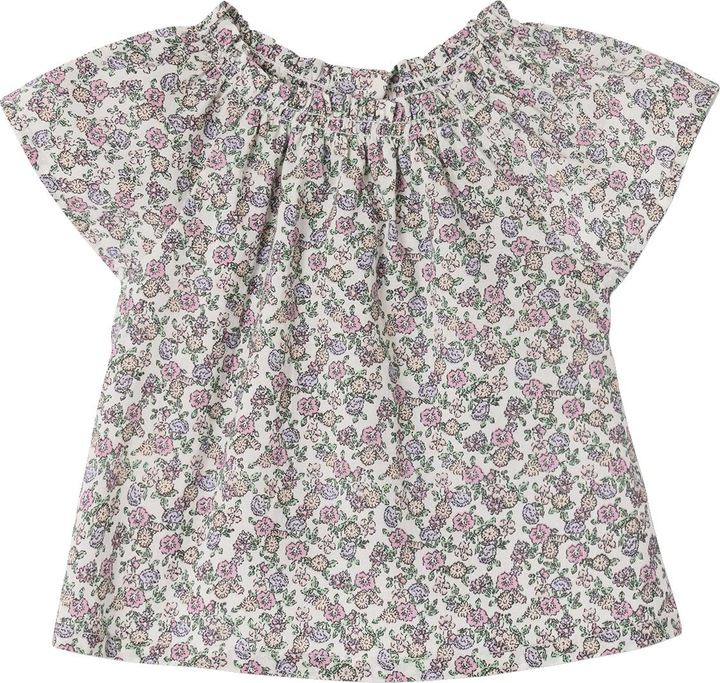 Immagine prodotto Vertbaudet Mädchen Baby Bluse mit Blumenmuster (62)