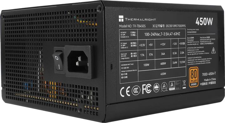 Immagine prodotto Thermalright TR-TB450S Nero - PSU, 80+ Bronze, 450W (450 W)