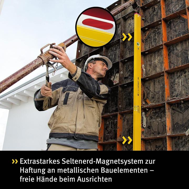 Image du produit Stabila Niveau à bulle Type 962 M Système magnétique aux terres rares (100 cm)