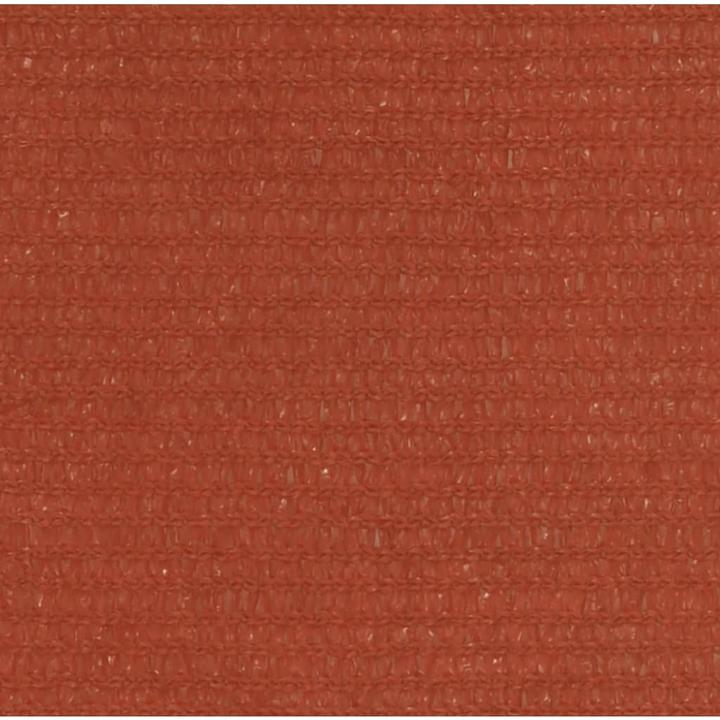 Produktbild vidaXL Sonnensegel 160 g/m² Rechteckig rot HDPE (3.5 x 4.5 m)