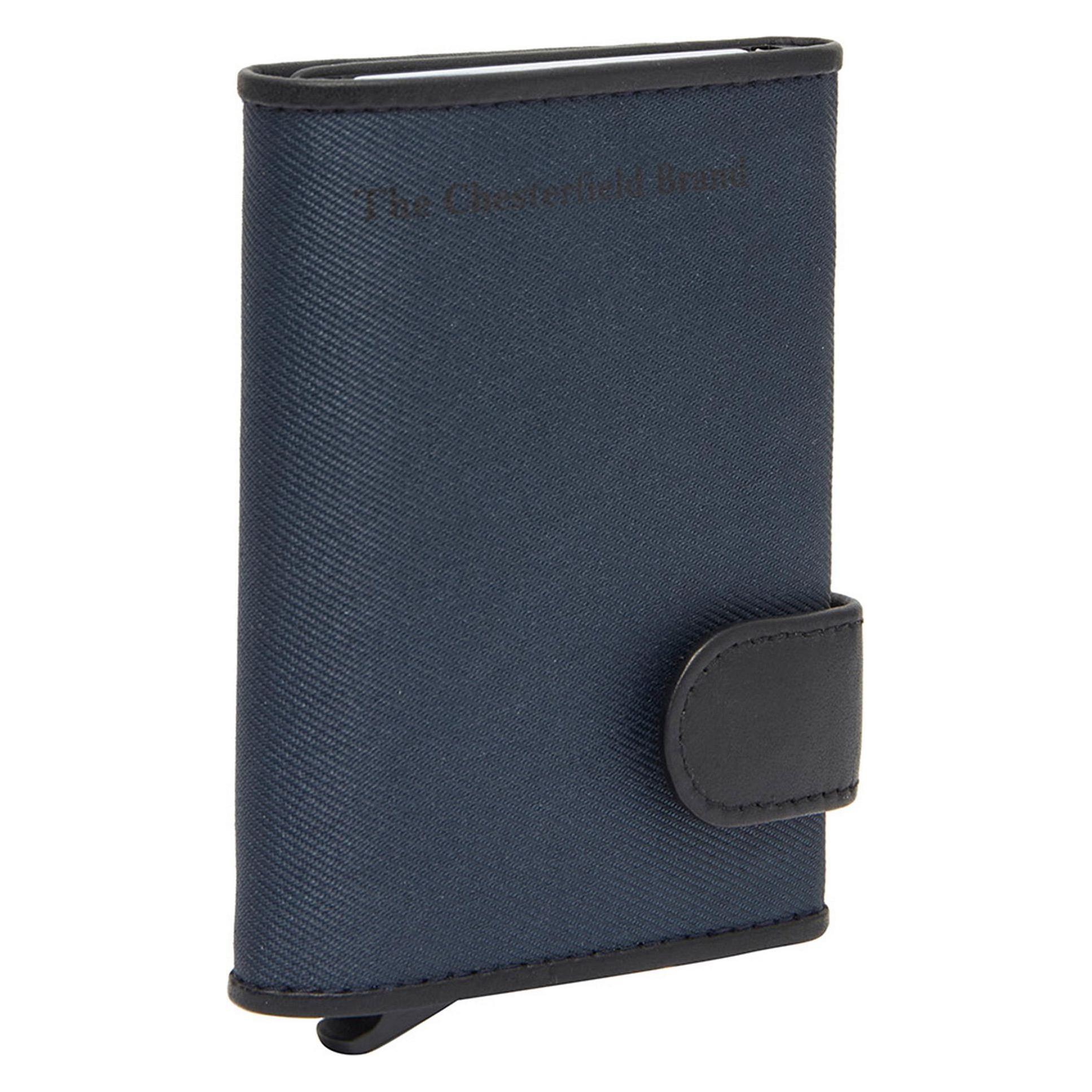 The Chesterfield Brand, Herren, Portemonnaie, Delsbo Geldbörse Rfid Schutz Leder 7.5 Cm, Blau