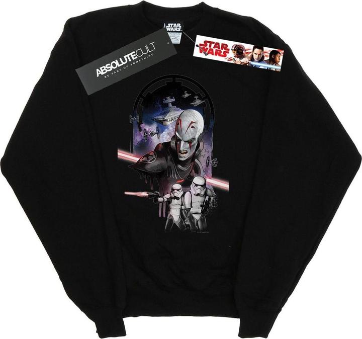 Actual product image Star Wars Mens Rebels The Grand Inquisitor Sweatshirt (S)