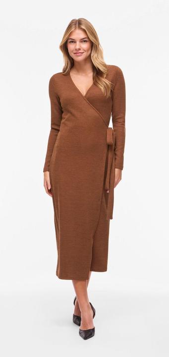 Produktbild Vila VIRAFFI Midi Kleid mit V-Ausschnitt (M)