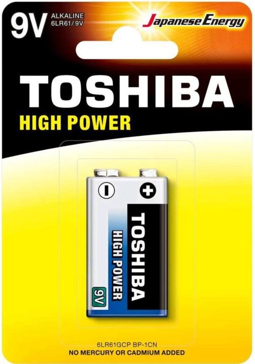 Toshiba 9V Batterie 6LR61GP (1 Stk.)