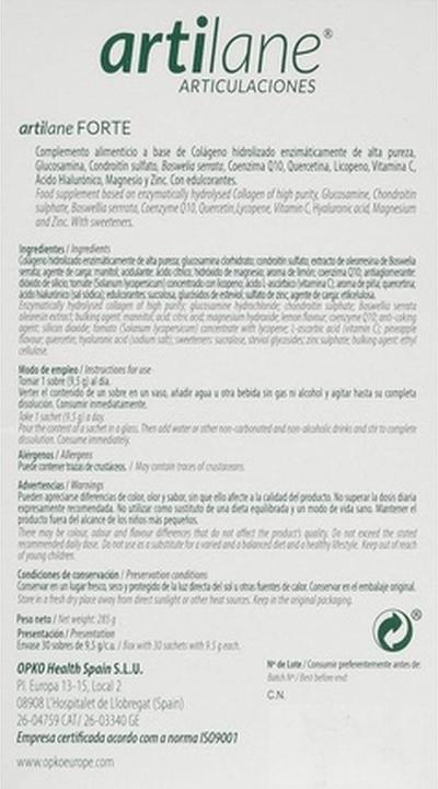 Produktbild Beurer Pharmadiet Artilane Forte 30 Sobres