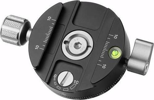 Actual product image Leofoto PAN-02 Panning Clamp + QP70 Plate + Bag (Panorama head)