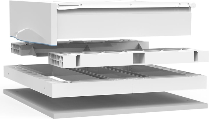 Produktbild Meliconi Wäschetrockner-Säulen-Kit Base Space Weiss