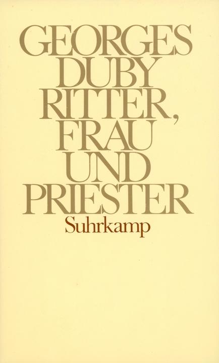 Immagine prodotto Ritter, Frau und Priester (Georges Duby, 1985)