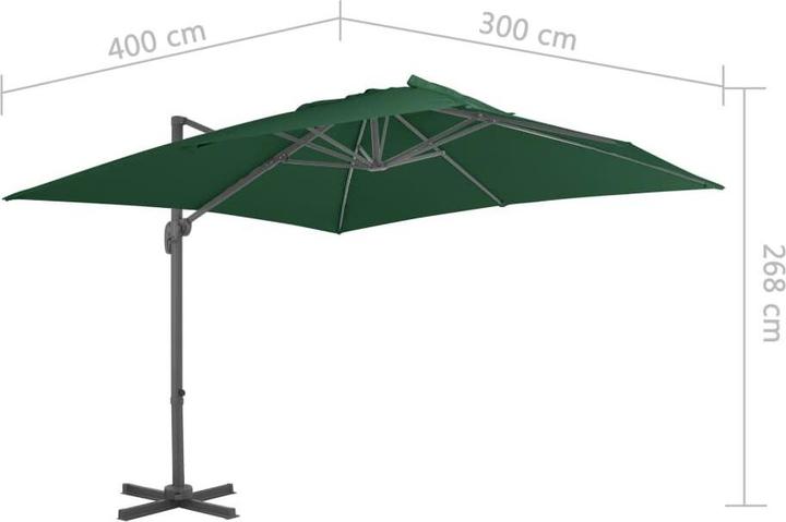 Immagine prodotto vidaXL freischwingender Sonnenschirm (3 m)