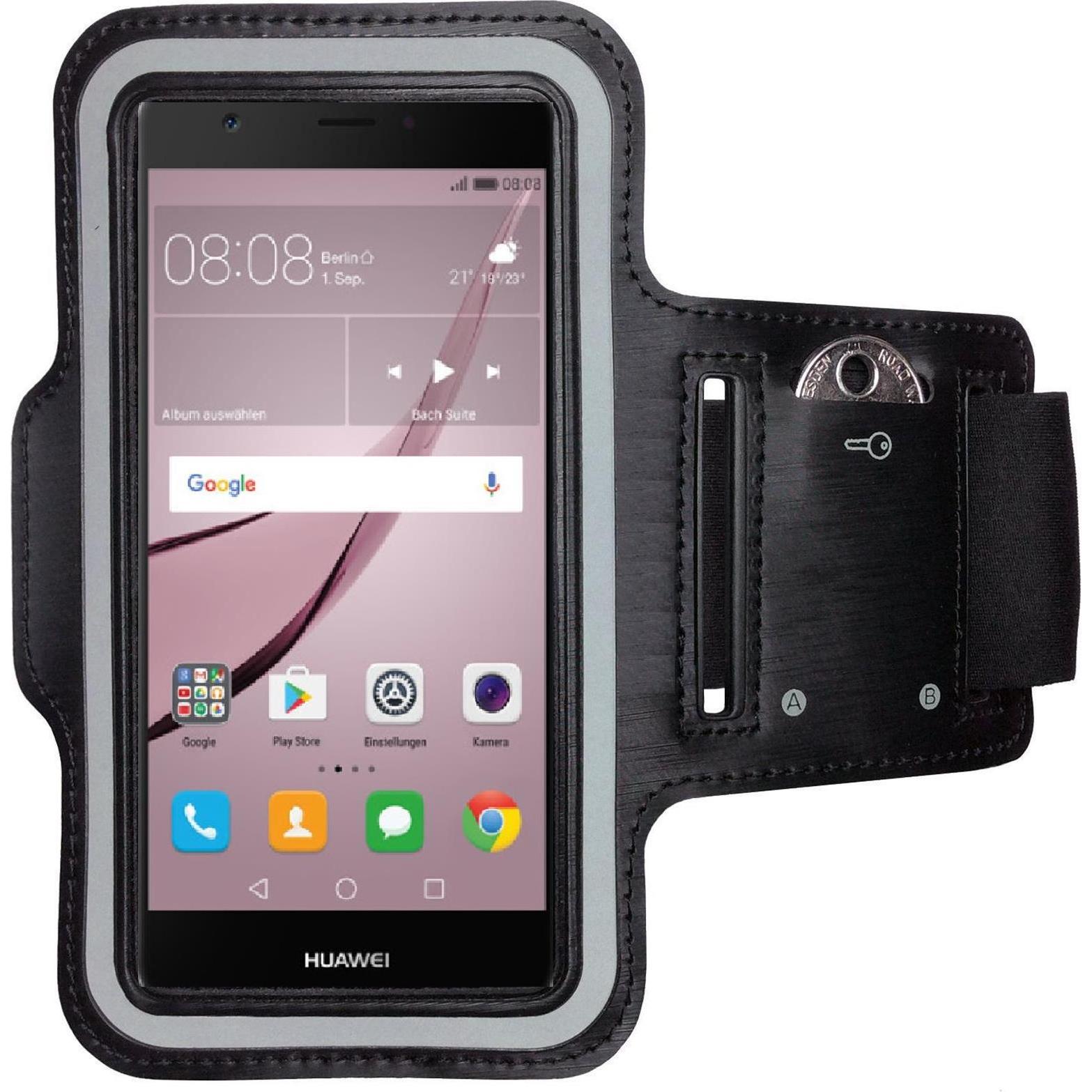 CoverKingz Sportarmband für Huawei Nova, Smartphone Sportarmband, Schwarz