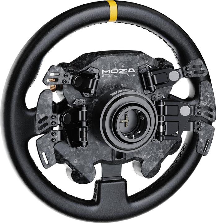 Actual product image Moza Racing kiegészítő - CS PRO Kormánykerék (Dual Clutch, RGB, 2,99 inch kijelző, 325mm) (PC)