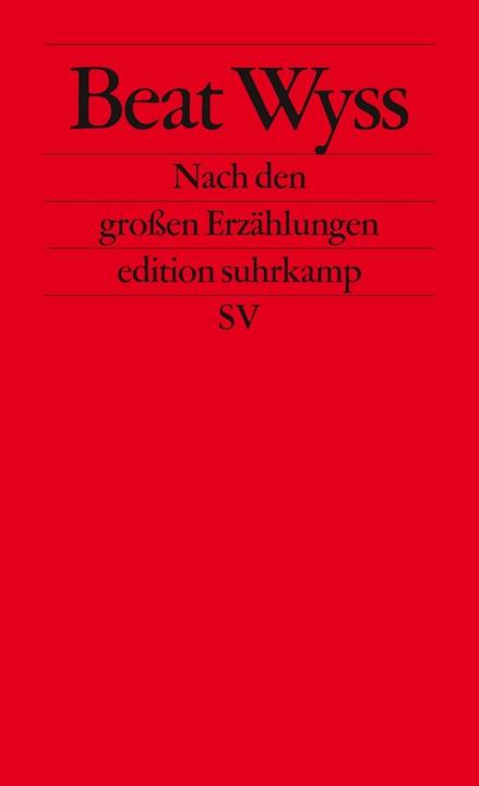 Produktbild Nach den grossen Erzählungen (Deutsch, Beat Wyss, 2010)