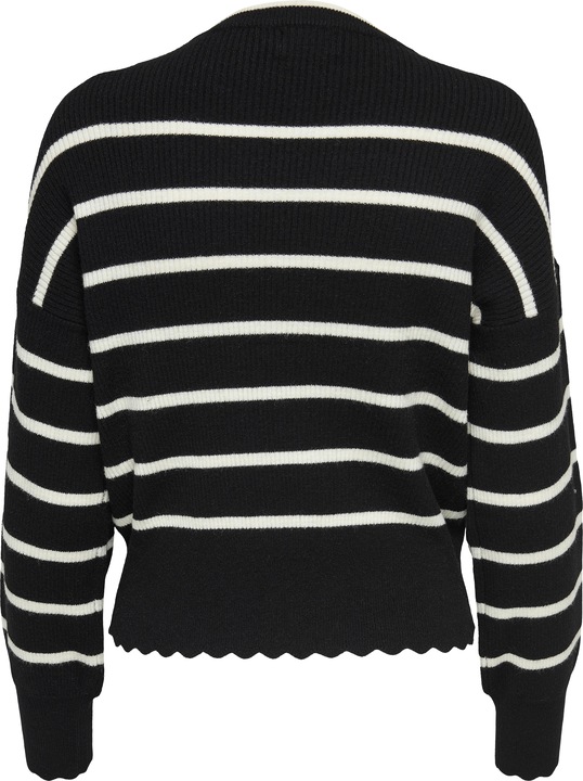 Actual product image Only Round neck balloon sleeve jumper knitted jumper (L)