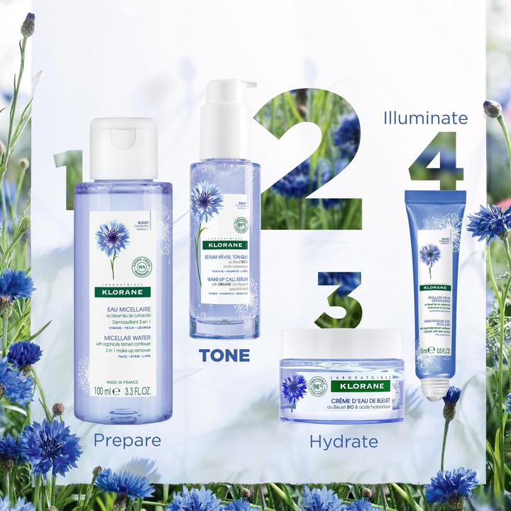 Produktbild Klorane Belebendes Feuchtigkeitsserum mit BIO-Kornblume (50 ml)